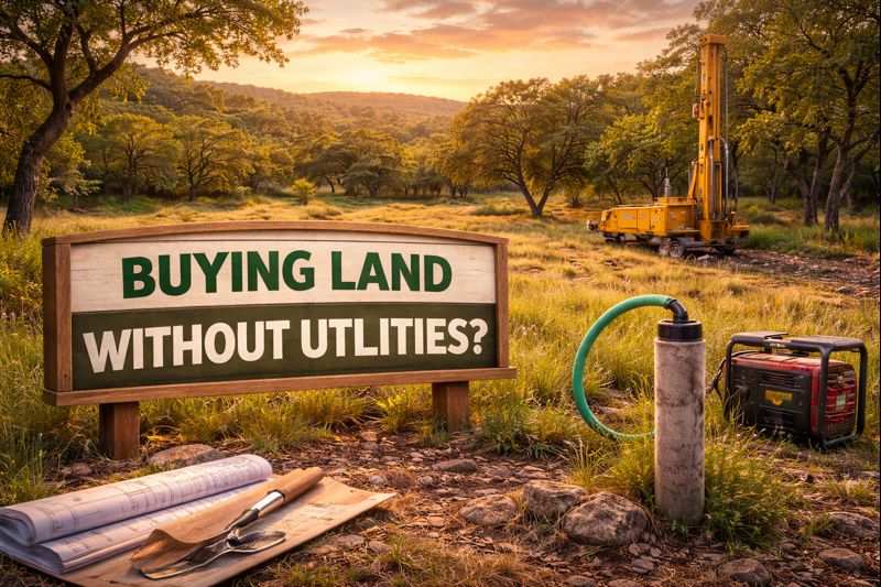 How Do I Buy Land in the Texas Hill Country Without Utilities?