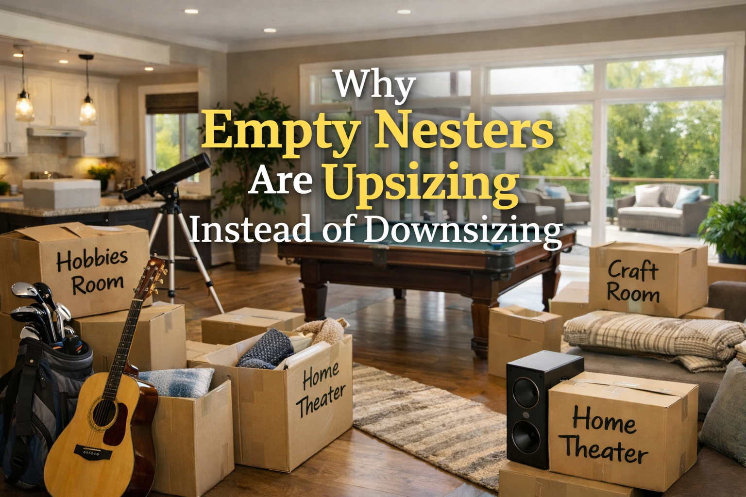 Why Empty Nesters Are Upsizing Instead of Downsizing in Central Texas