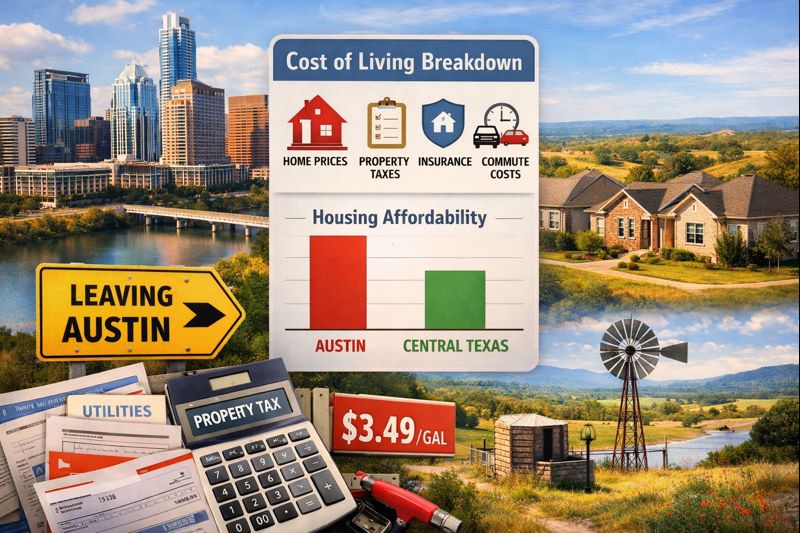 Cost of living and housing affordability in Austin and Central Texas