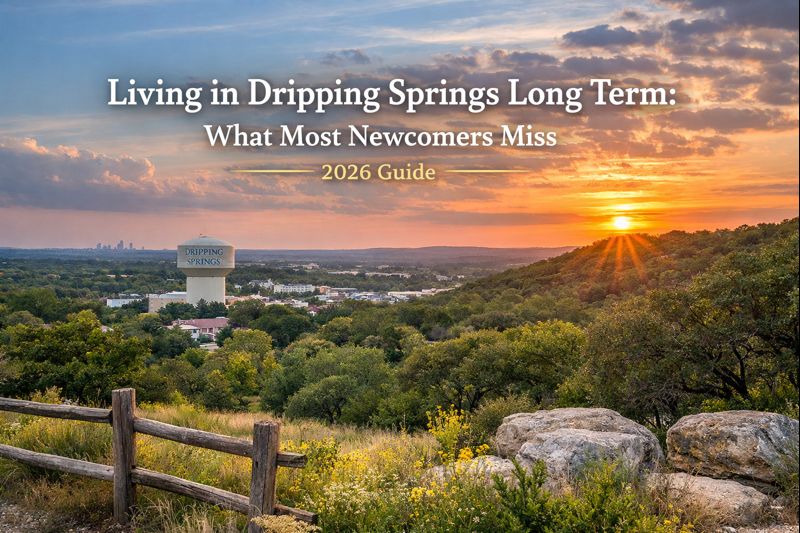 Living in Dripping Springs Long Term: What Most Newcomers Miss (2026 Guide)