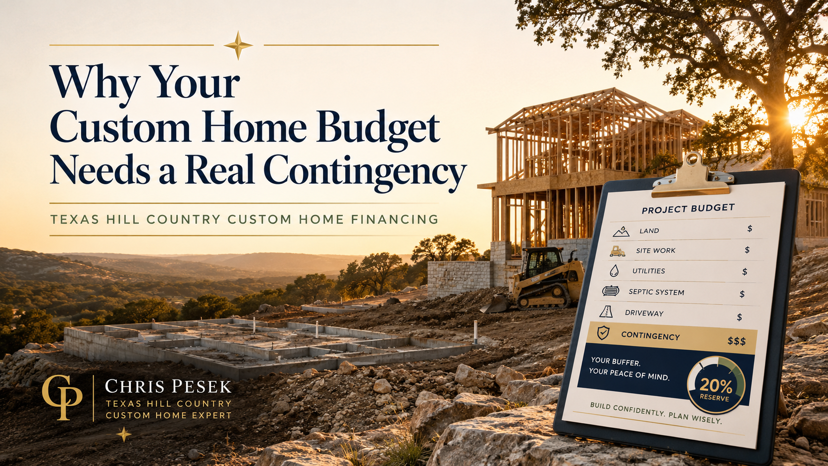 Why Your Custom Home Budget Needs a Real Contingency