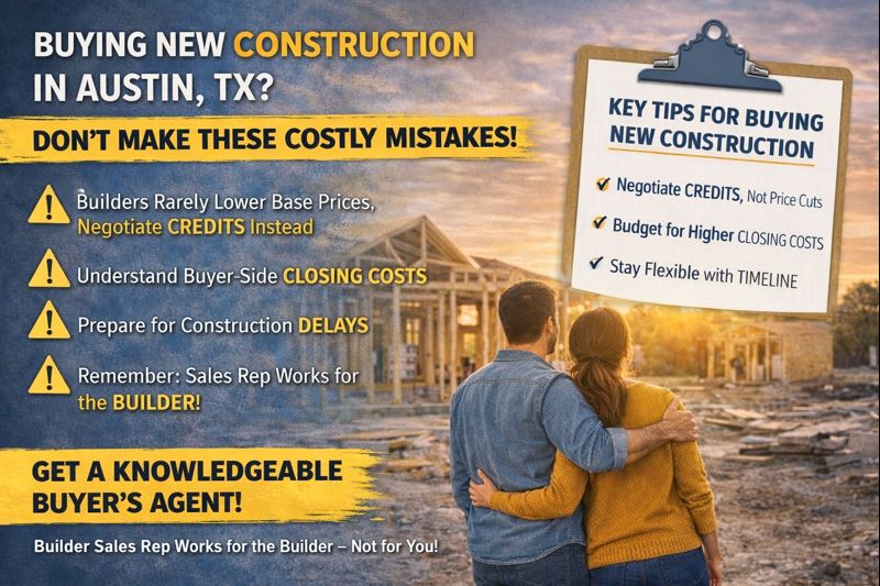 Buying a New Construction Home in Austin TX: The Biggest Mistakes Buyers Make