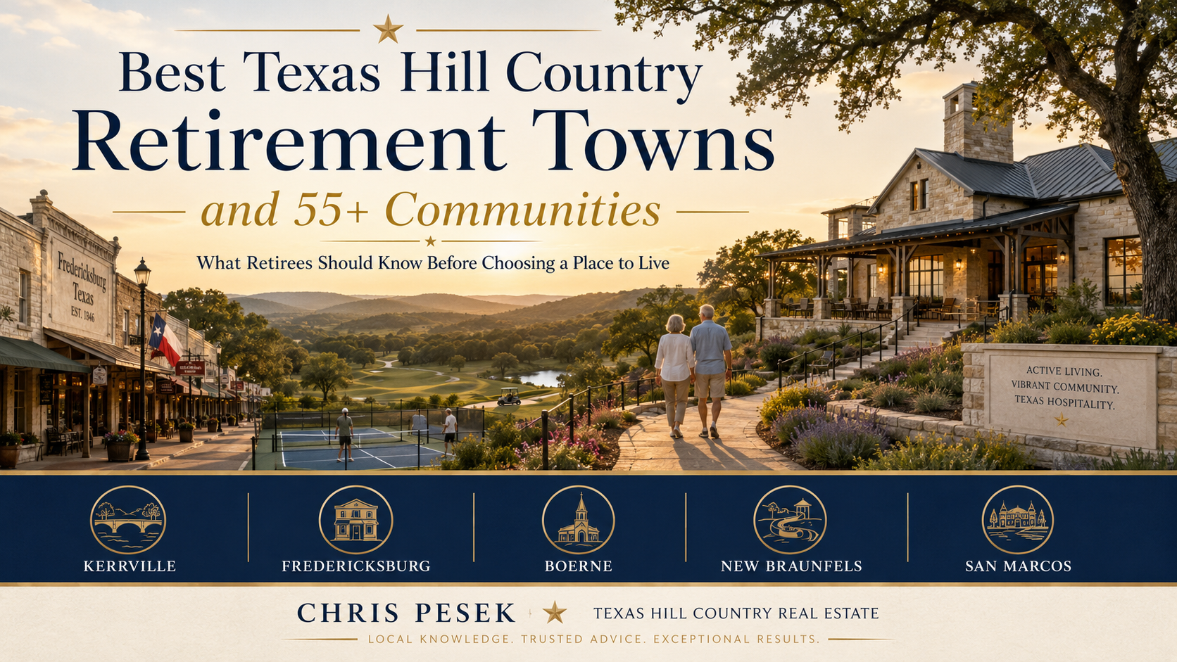 Best Texas Hill Country Retirement Towns and 55+ Communities