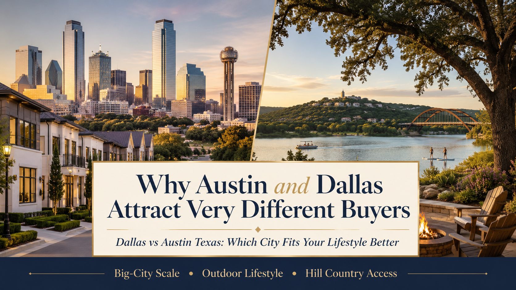 Why Austin and Dallas Attract Very Different Buyers