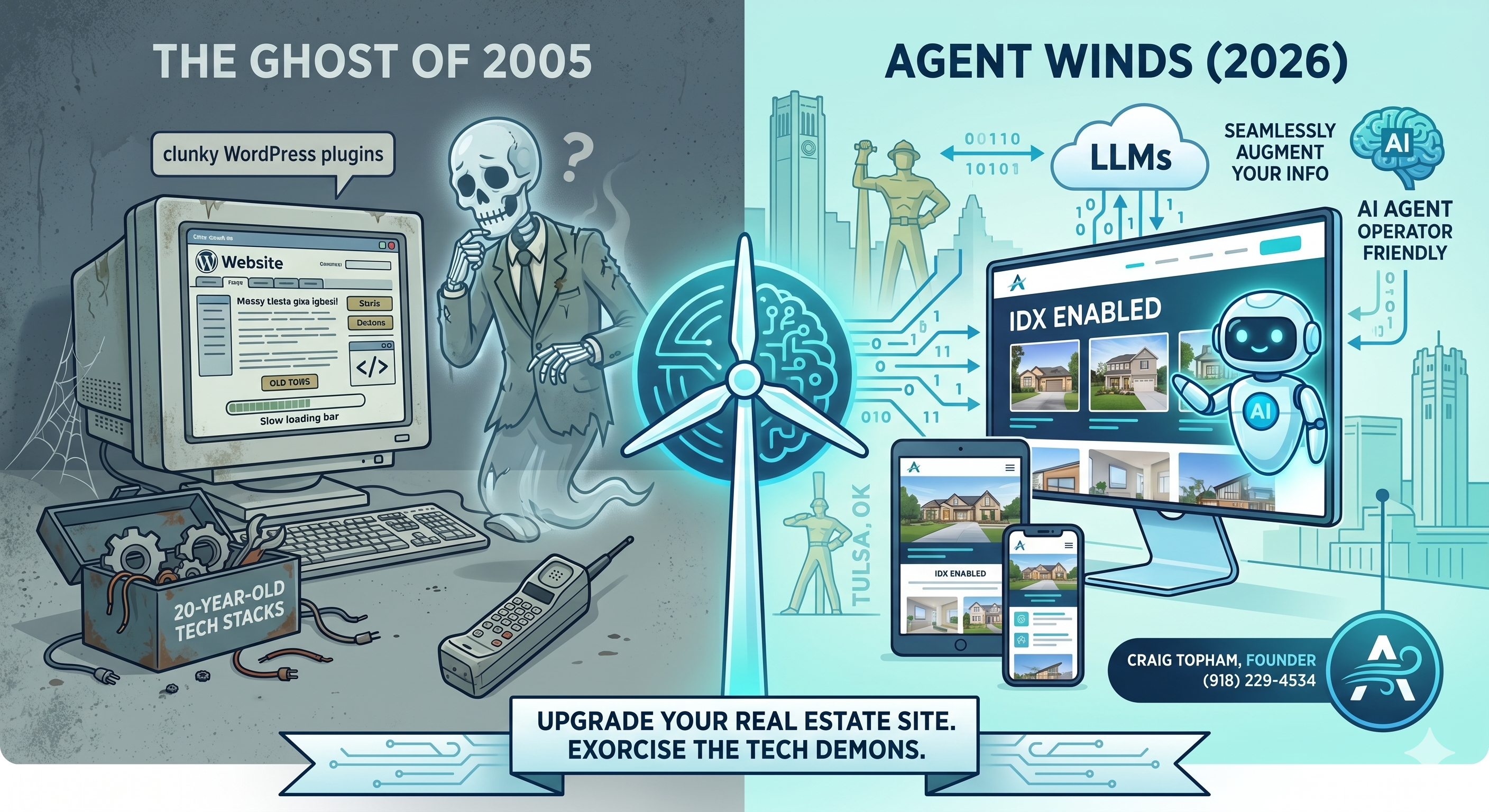 The Ghost of 2005: Why Your Real Estate Website Feels Like a Time Machine