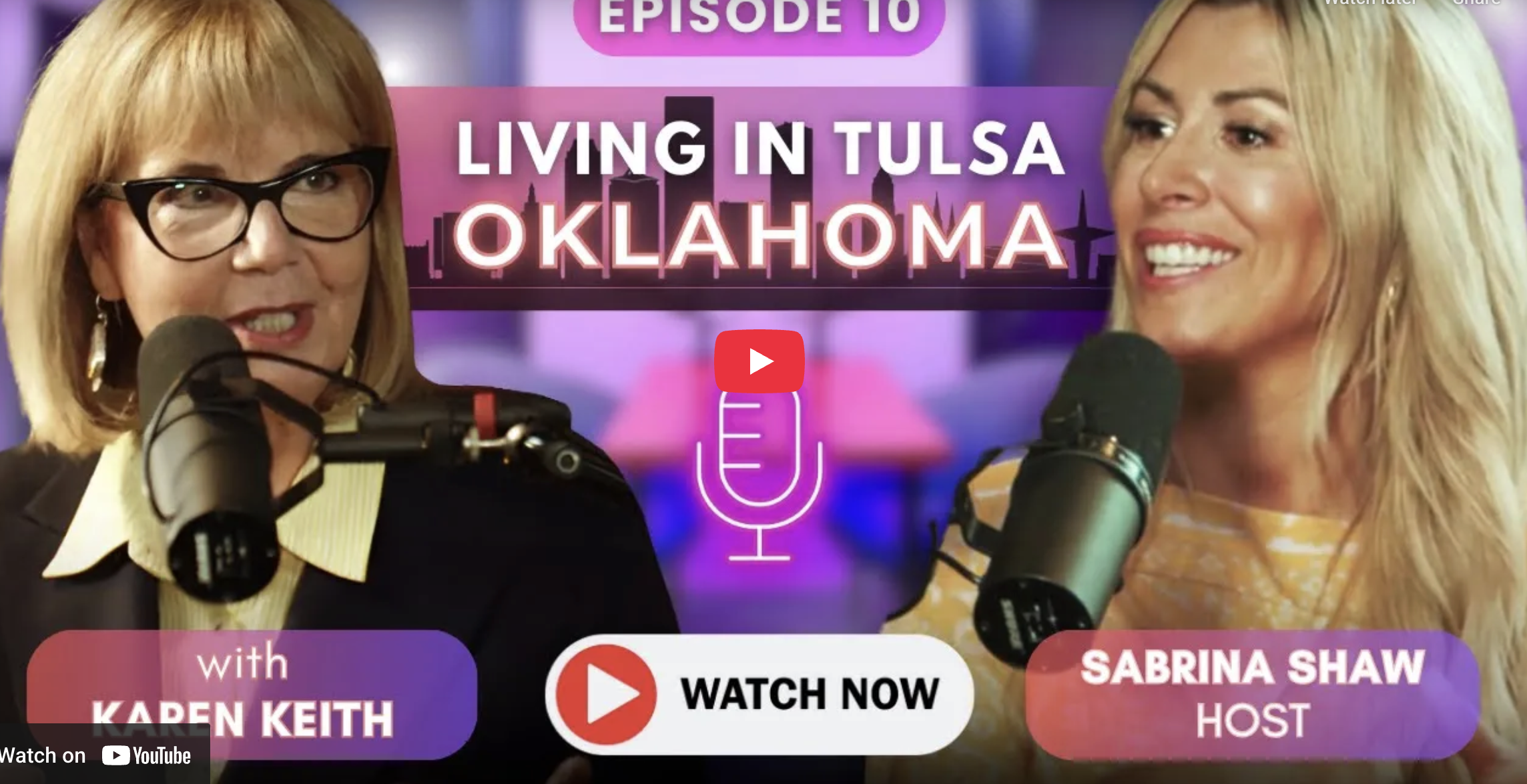living in tulsa oklahoma podcast: special guest tulsa mayoral candidate karen keith