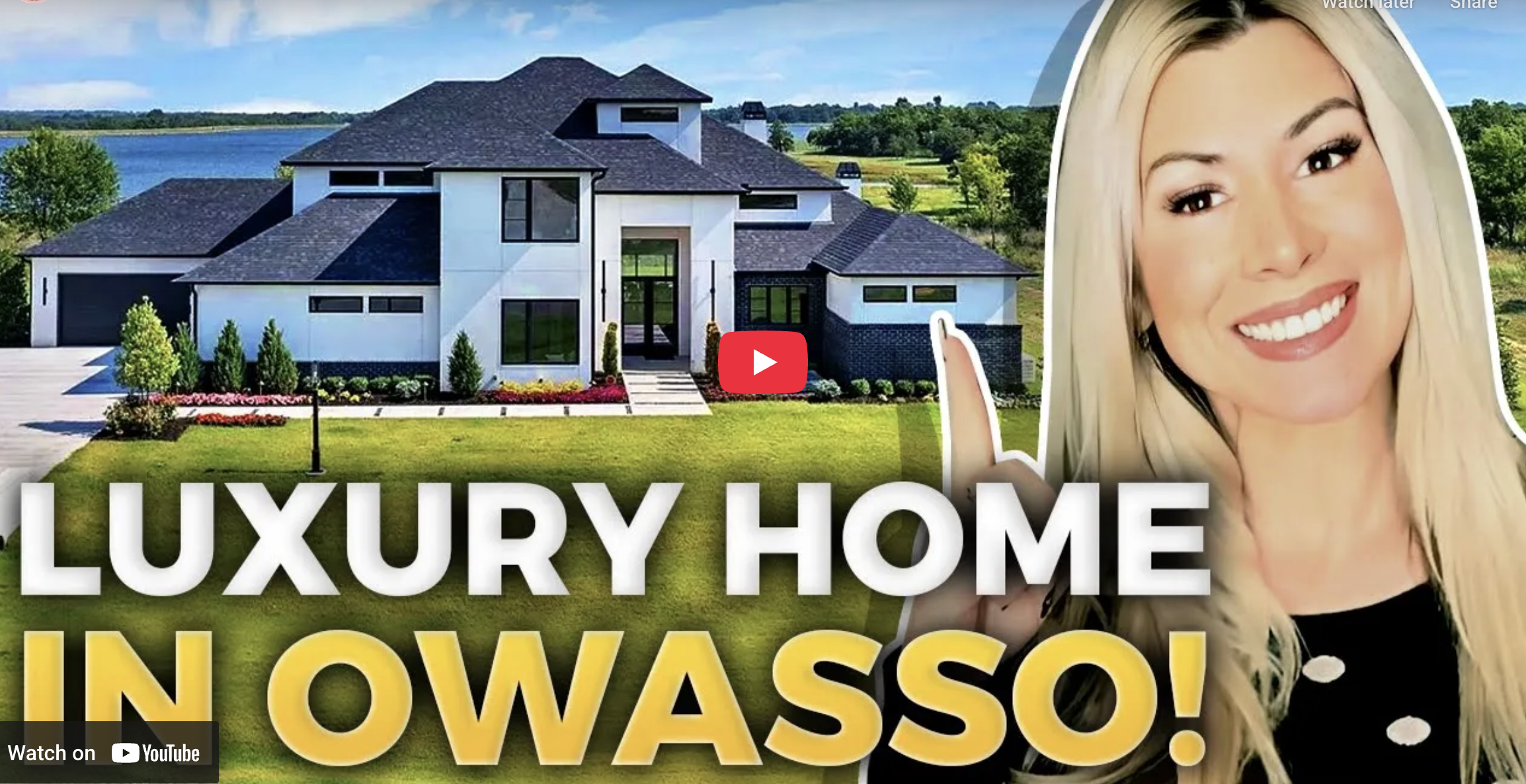 luxury home in owasso oklahoma with lake views: the coves at stone canyon