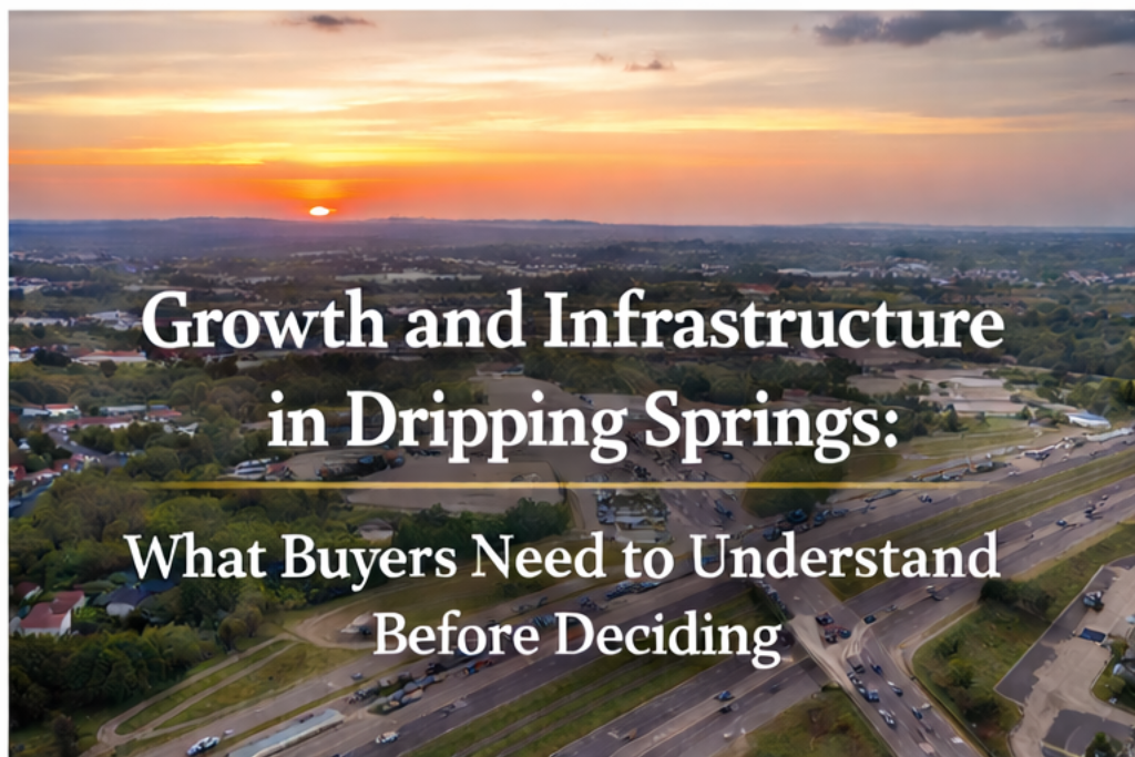 Growth and Infrastructure in Dripping Springs: What Buyers Need to Understand Before Deciding