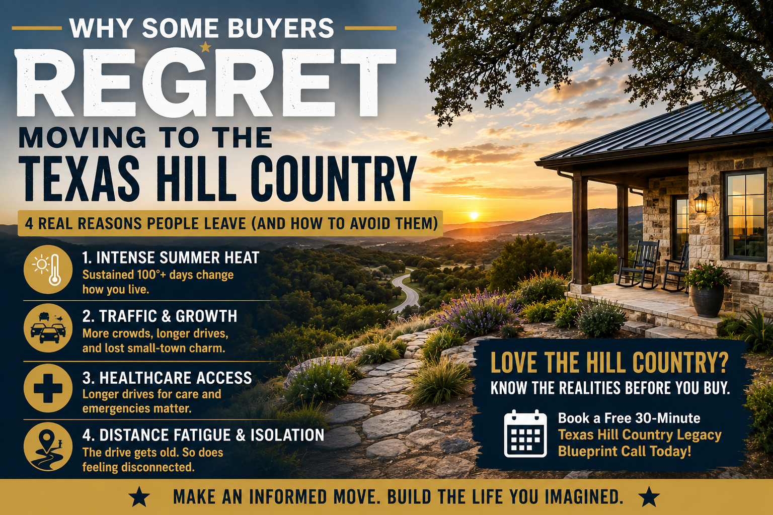 Why Some Buyers Regret Moving to the Texas Hill Country