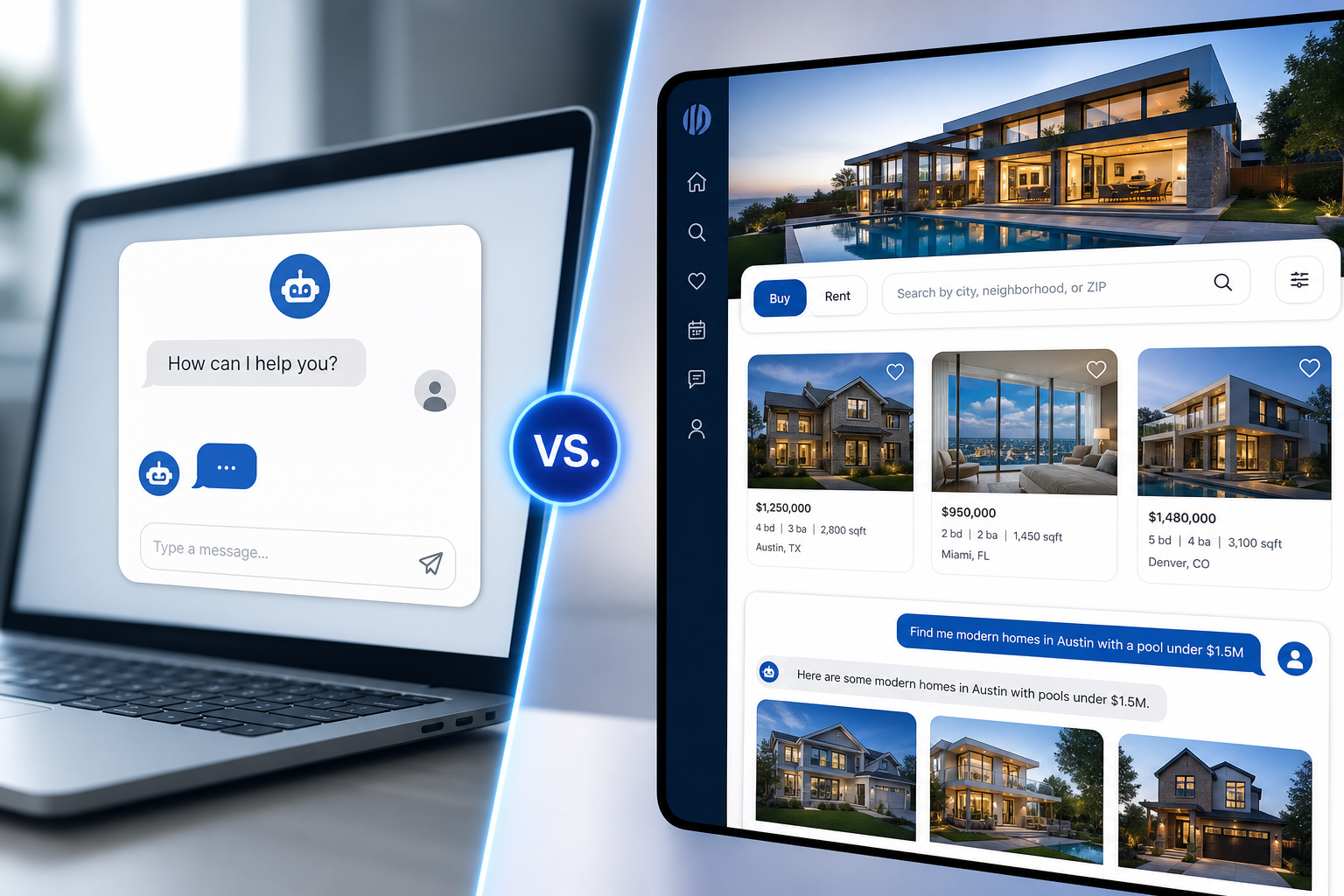 AI Website vs. Chatbot Widget: Why the Difference Costs You Leads