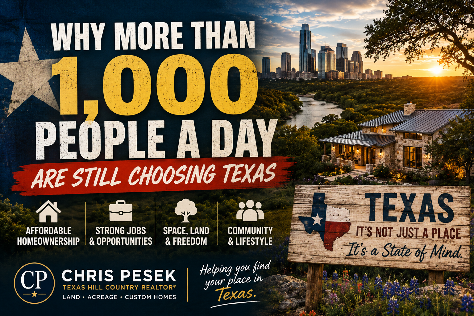 Why More Than 1,000 People a Day Are Still Choosing Texas