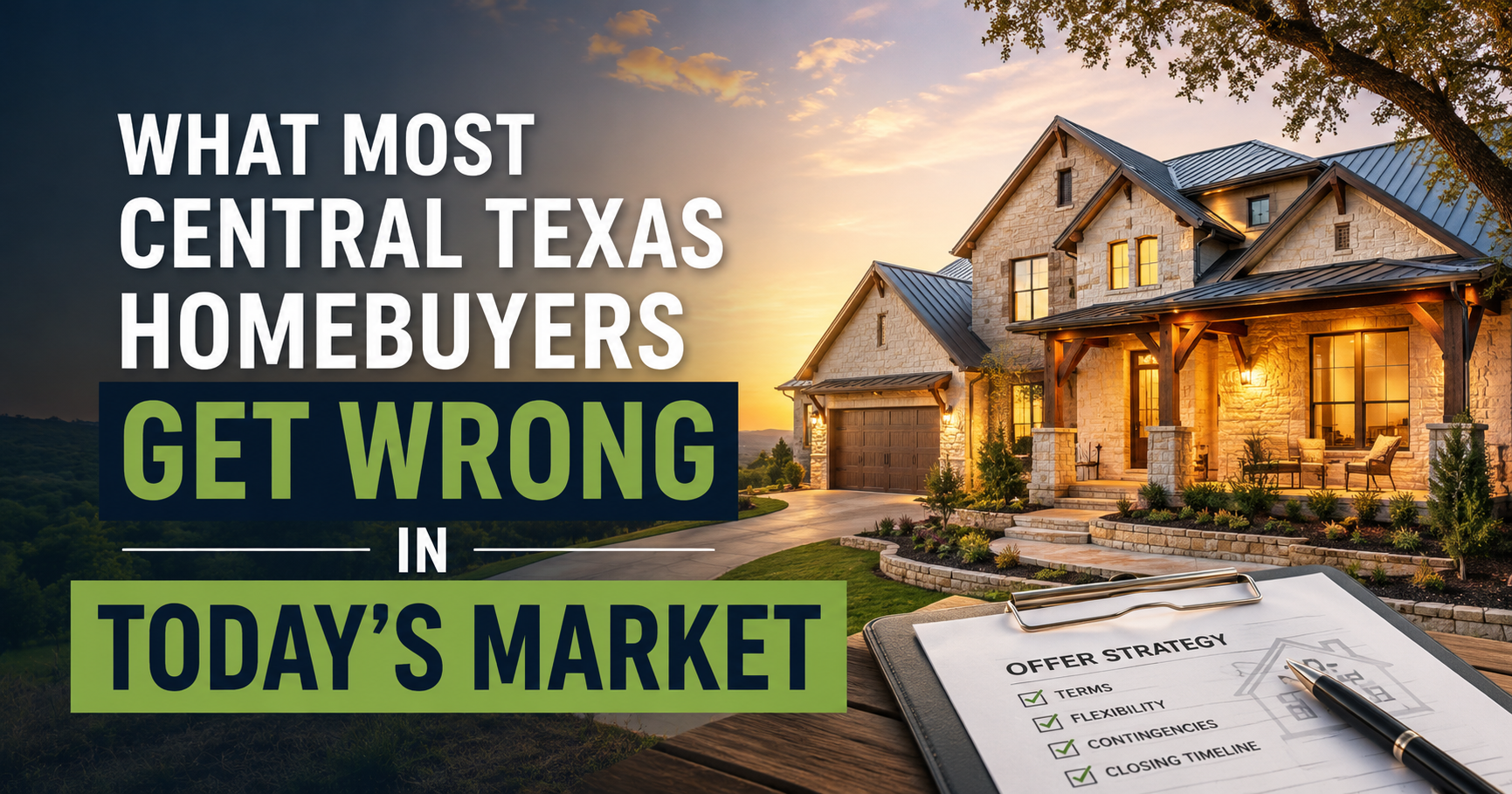 What Most Central Texas Homebuyers Get Wrong in Today’s Market