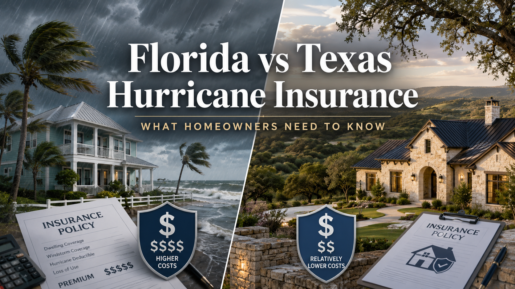 Are Hurricane Insurance Costs Different in Florida and Texas?