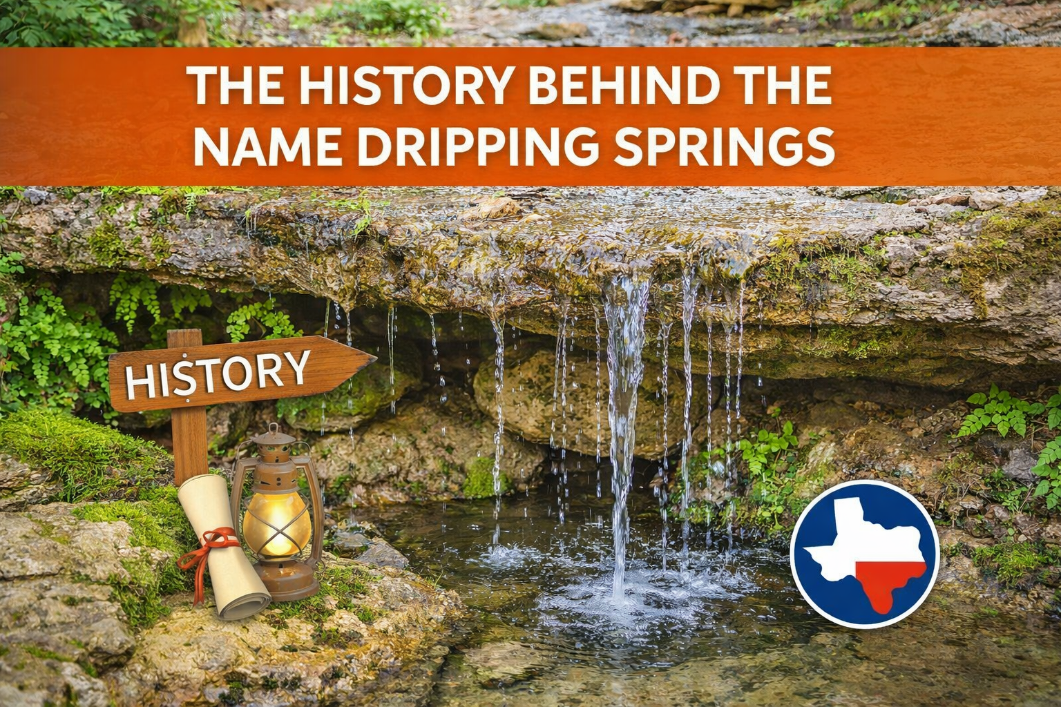 The History Behind the Name Dripping Springs