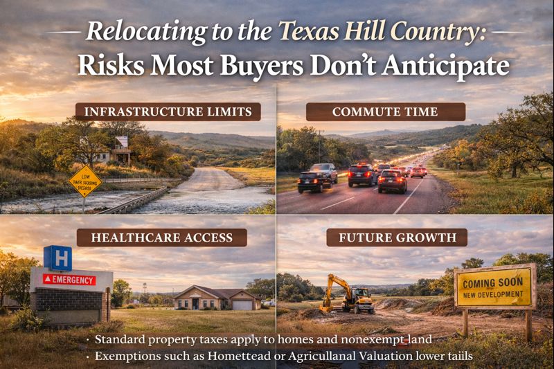 Relocating to the Texas Hill Country: Risks Most Buyers Don’t Anticipate