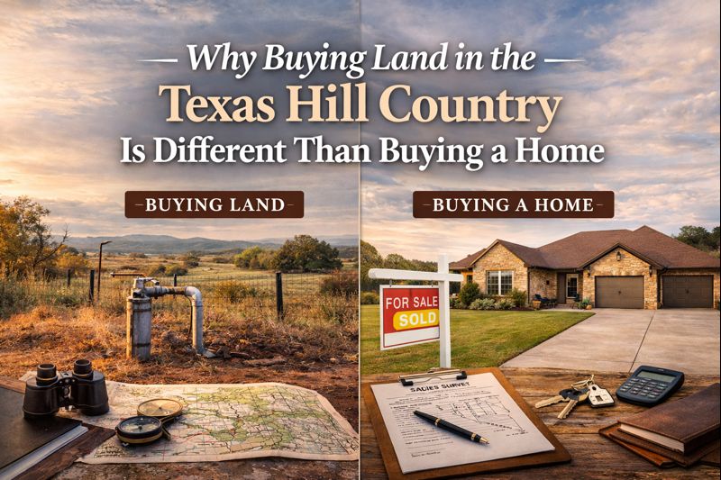 Why Buying Land in the Texas Hill Country Is Different Than Buying a Home