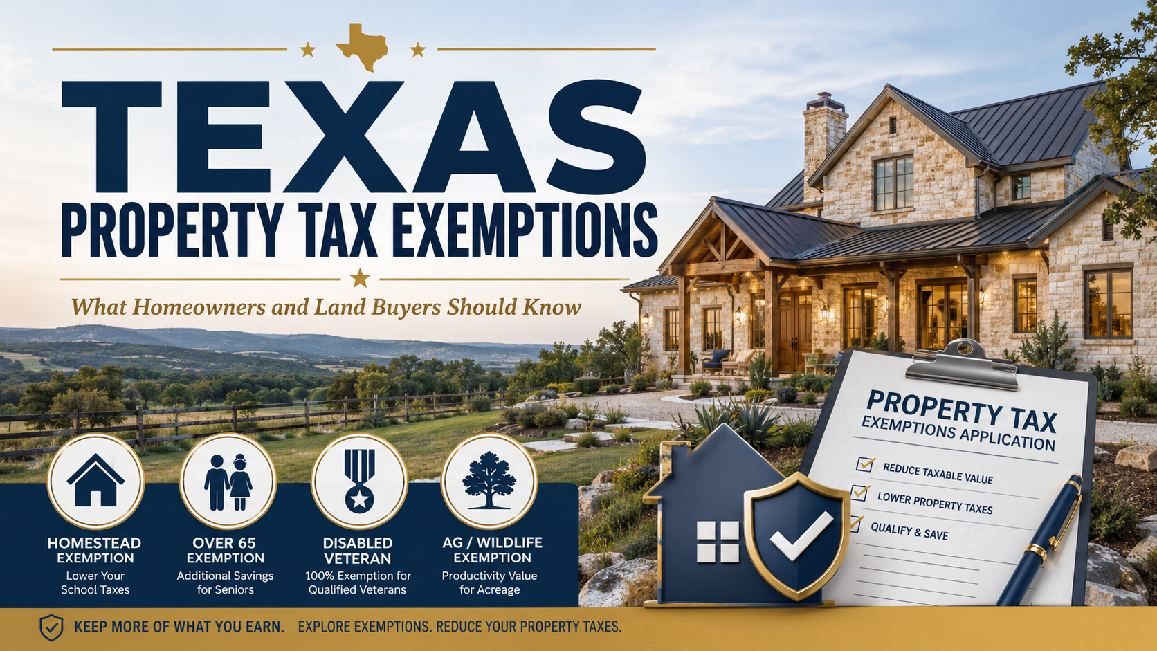 What Texas Property Tax Exemptions Should Homeowners Know About?