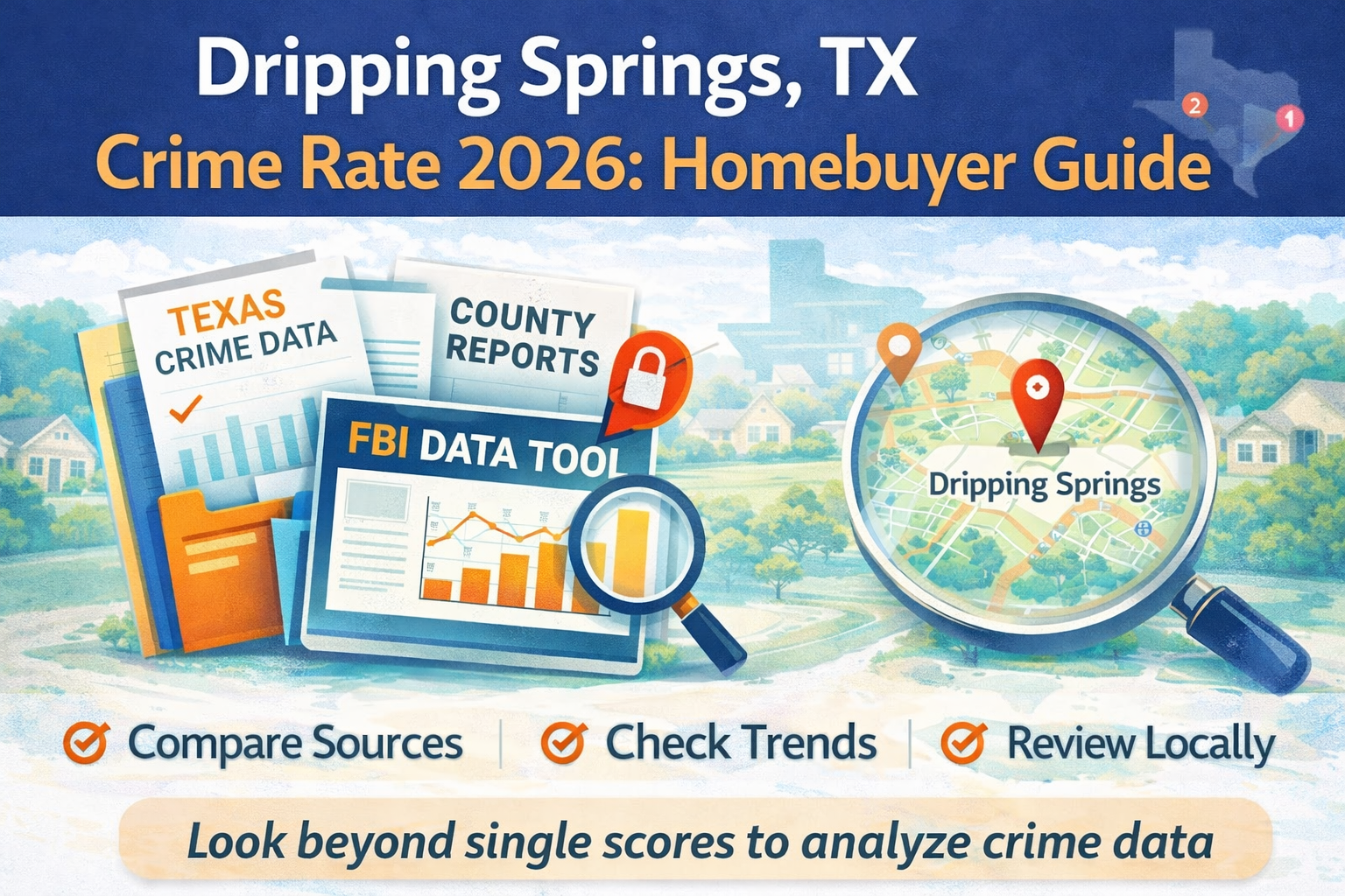 Dripping Springs, TX Crime Rate 2026: Homebuyer Guide
